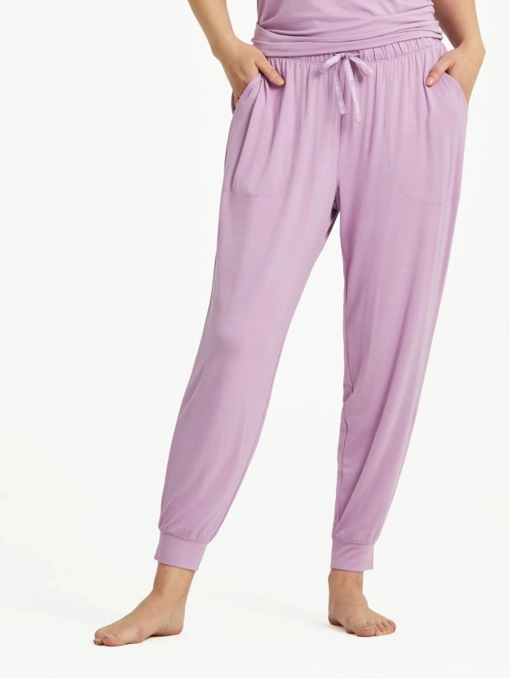 Rewash Lavender Cropped Jogger Pants